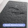 Bathroom Carpet Door Mat Cobblestone Embossed Simple Style Absorbent Foot  Non-slip Mat For Bathroom Bedroom Living Room Mat