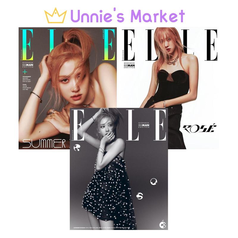 

РОЗА(BLACKPINK) Обложка корейского журнала Elle 2023.6