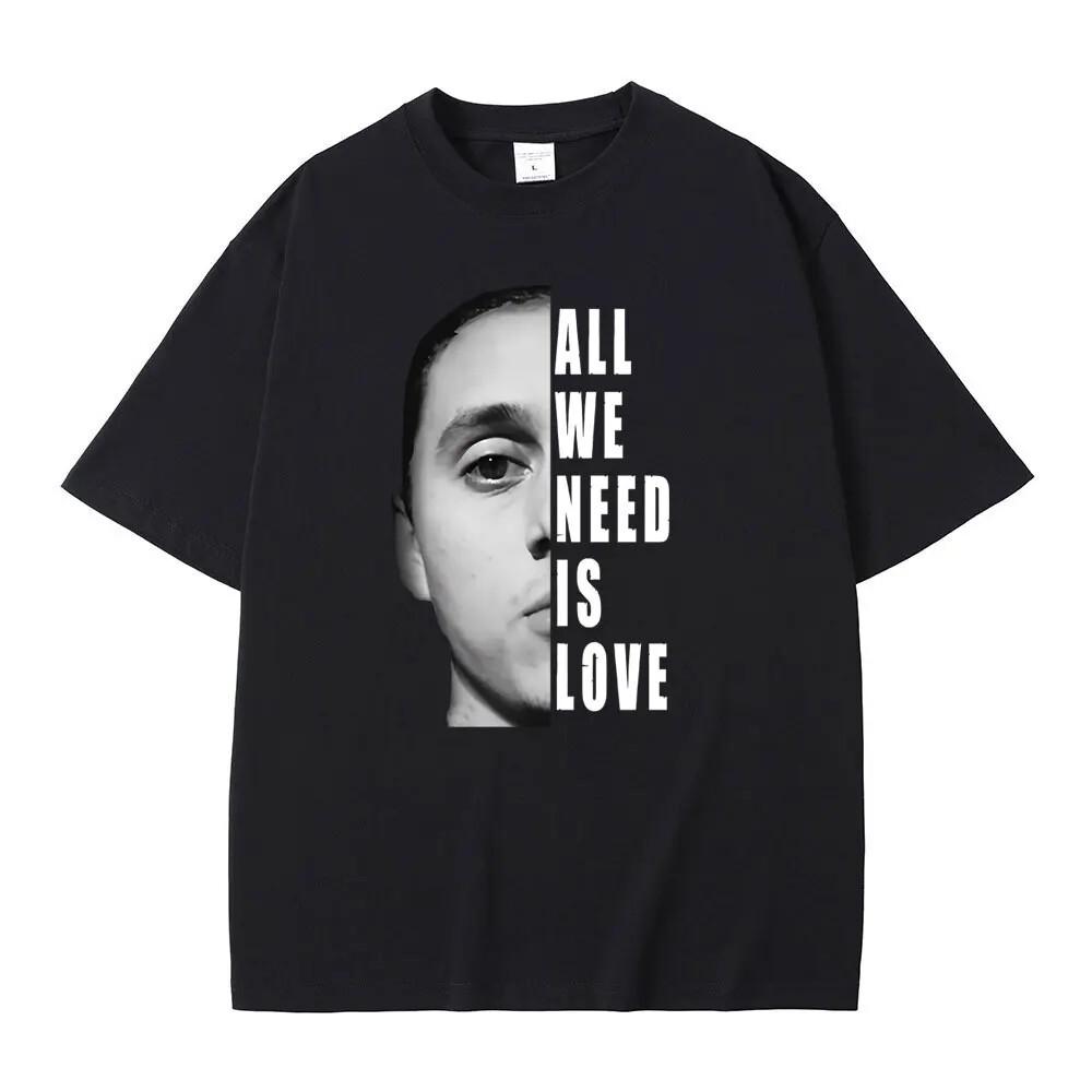 Singer Canserbero All We Need Is Love Graphic Print T Shirts Men Women Casual S