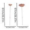 Flower Shape Metal Bird Bath Rusted Vintage Handcrafted Garden Birdbath Iron Art Rust-resistant Flower Garden Stake