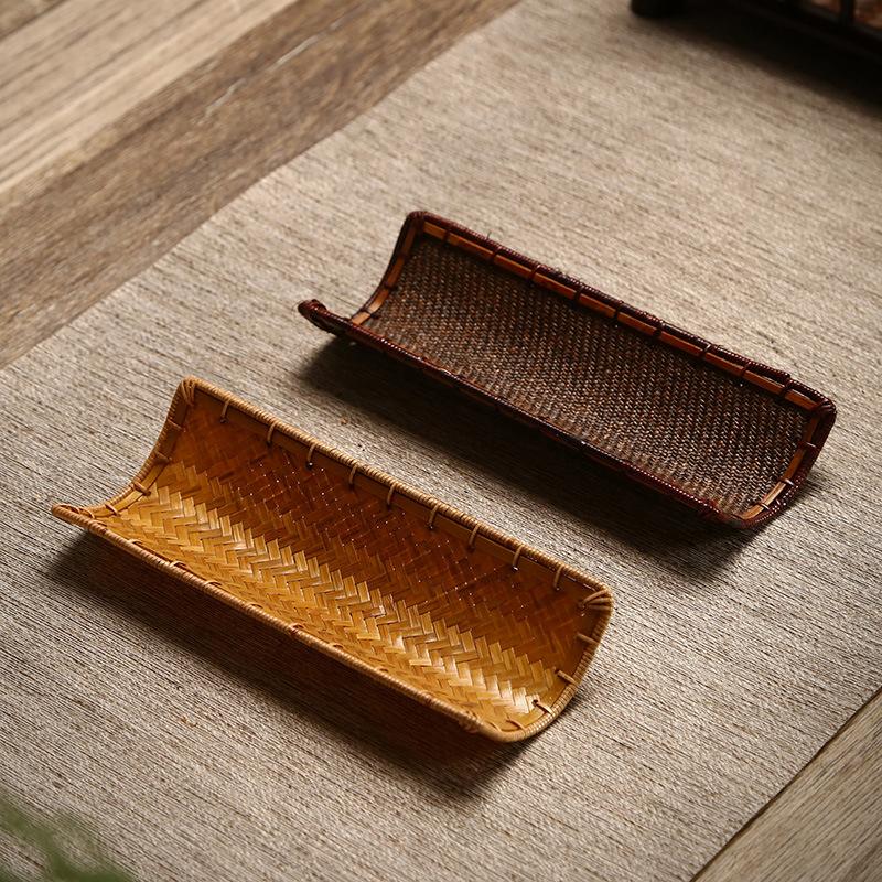 Handmade Bamboo Tea, Old Bamboo Root Tea Lotus Retro Japanese Special-shaped Waking Teaspoon Tea Shovel Tea Ceremony Spare Parts