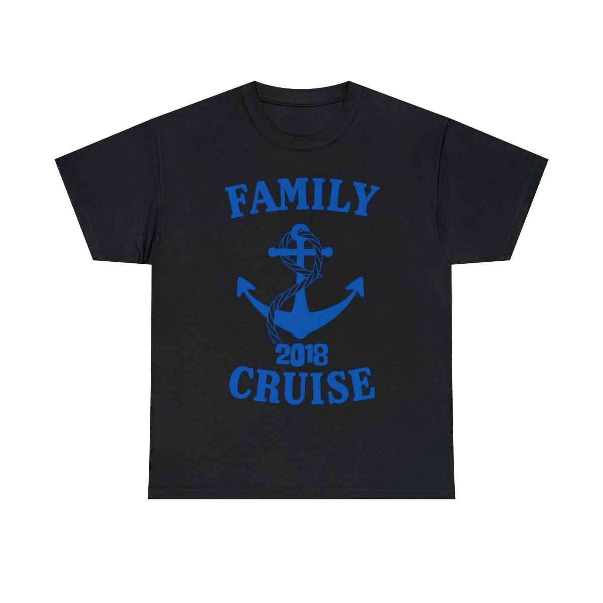 Family Cruise 2018 Graphic Tee Shirt, S-5XL S