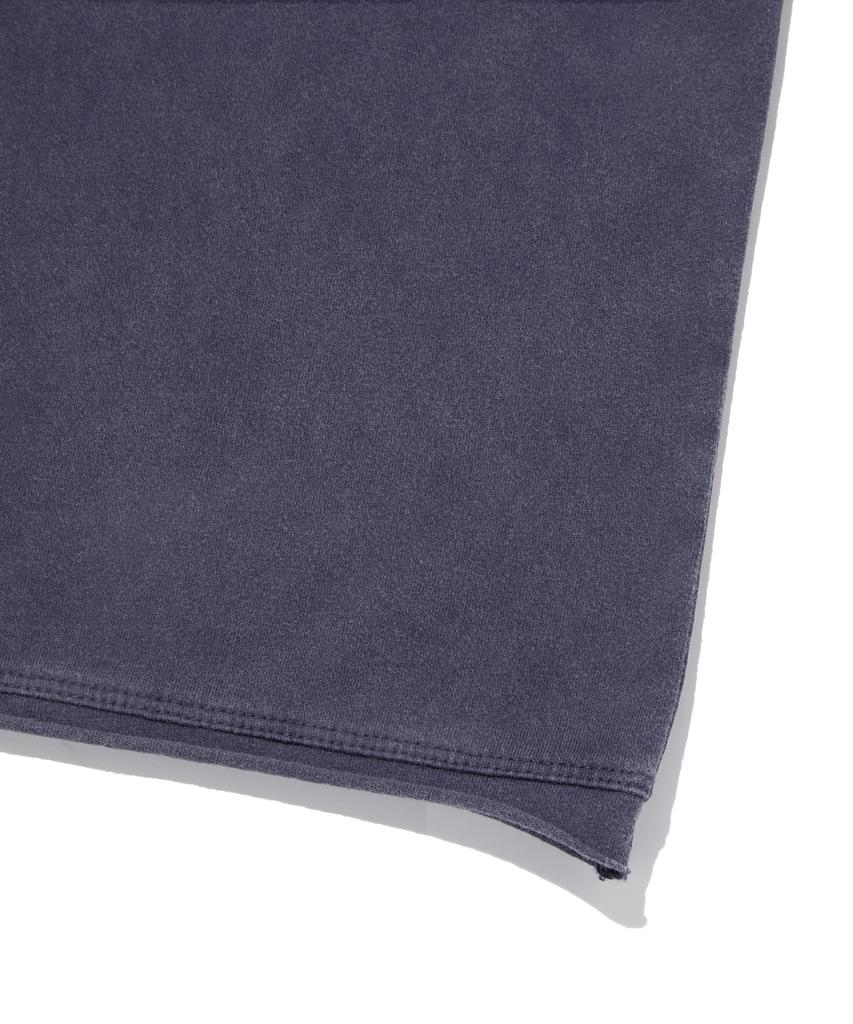 Seuweideu Washed Henley Neck Tee [Washing Navy]