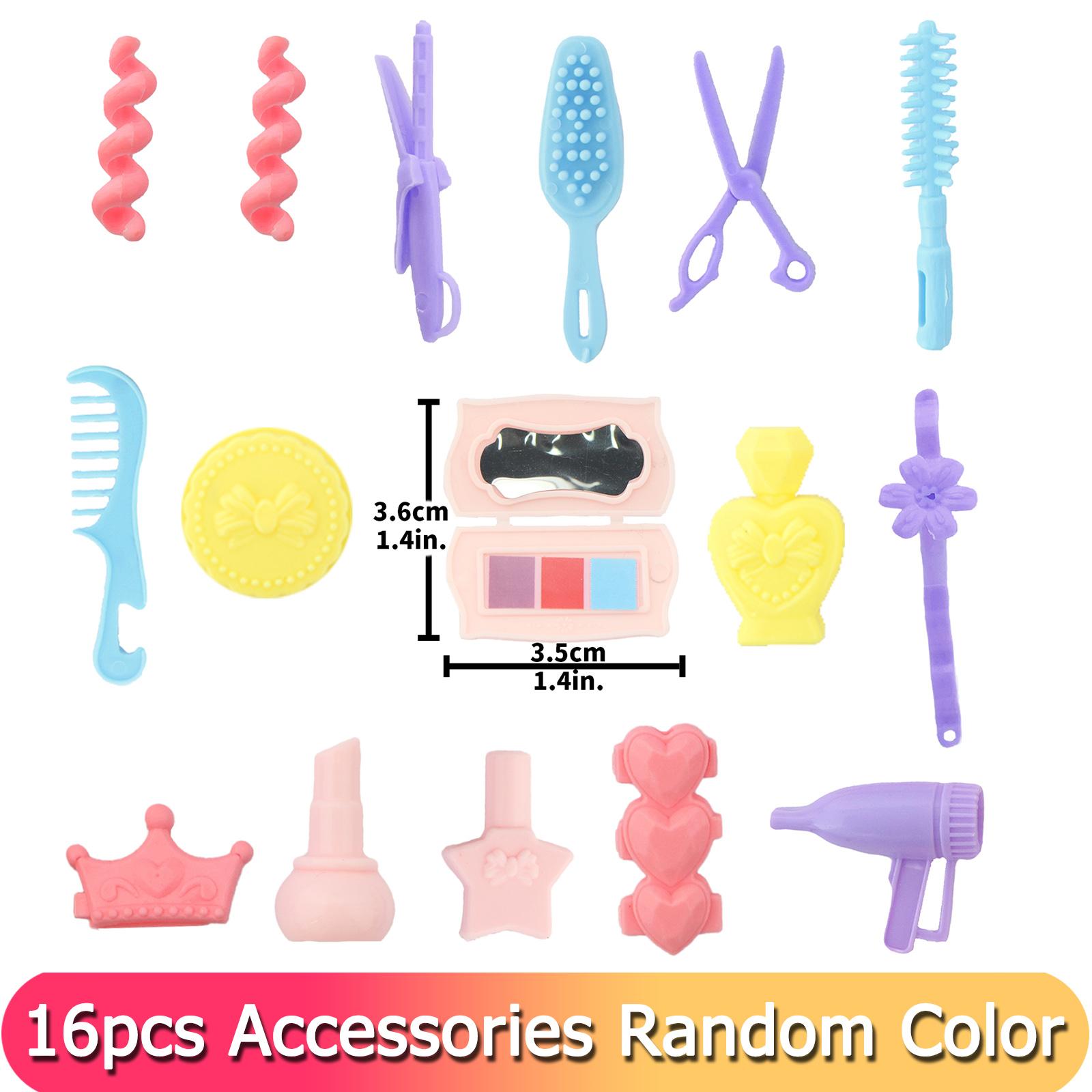 

1/6 Doll Accessories Ba Doll Bie Clothes 11.5 Inch 30cm Doll Party Dress Handbag Hanger High Heels Shoes Necklace 11.8 Kids Toy