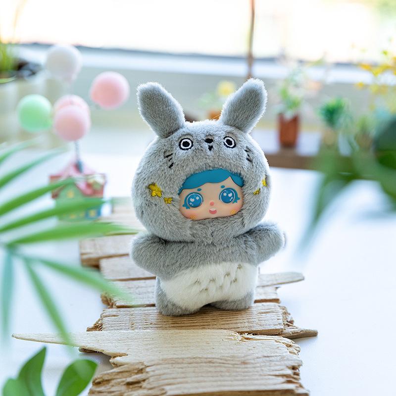 Tide Play Mini Colorful Blind Box Series Cute Vinyl Face Doll Plush Toy Bag Pendant Female Doll