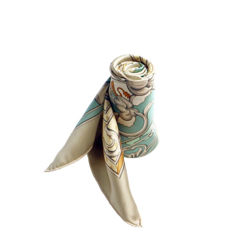 Aurora Series Silk Road 90cm Mulberry Silk Scarf