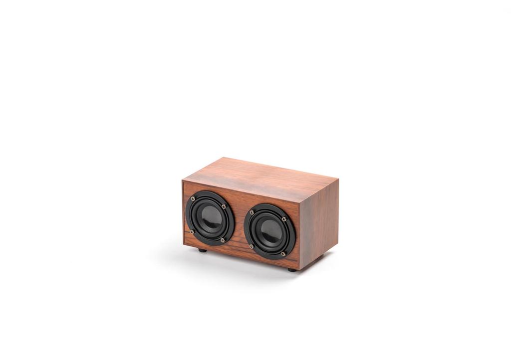 Portable Wooden Bluetooth Subwoofer Speaker with Card Slot