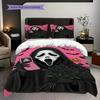 Funny Ghostface Halloween Threepiece Set Without Core 1 Duvet Cover 2 Pillowcase Without Core Christmas Birthday Gift