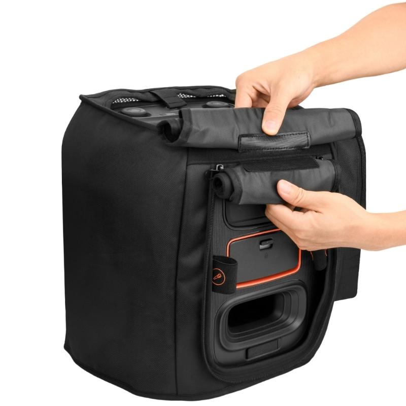 Protective Cover For Encore 2 Speaker With Unique Design Zippered Closure Dustproof Storage Bag With Side Pockets