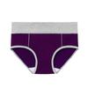 Plus Size 5XL High Waist Hip-Lifting Solid Color Cotton Briefs