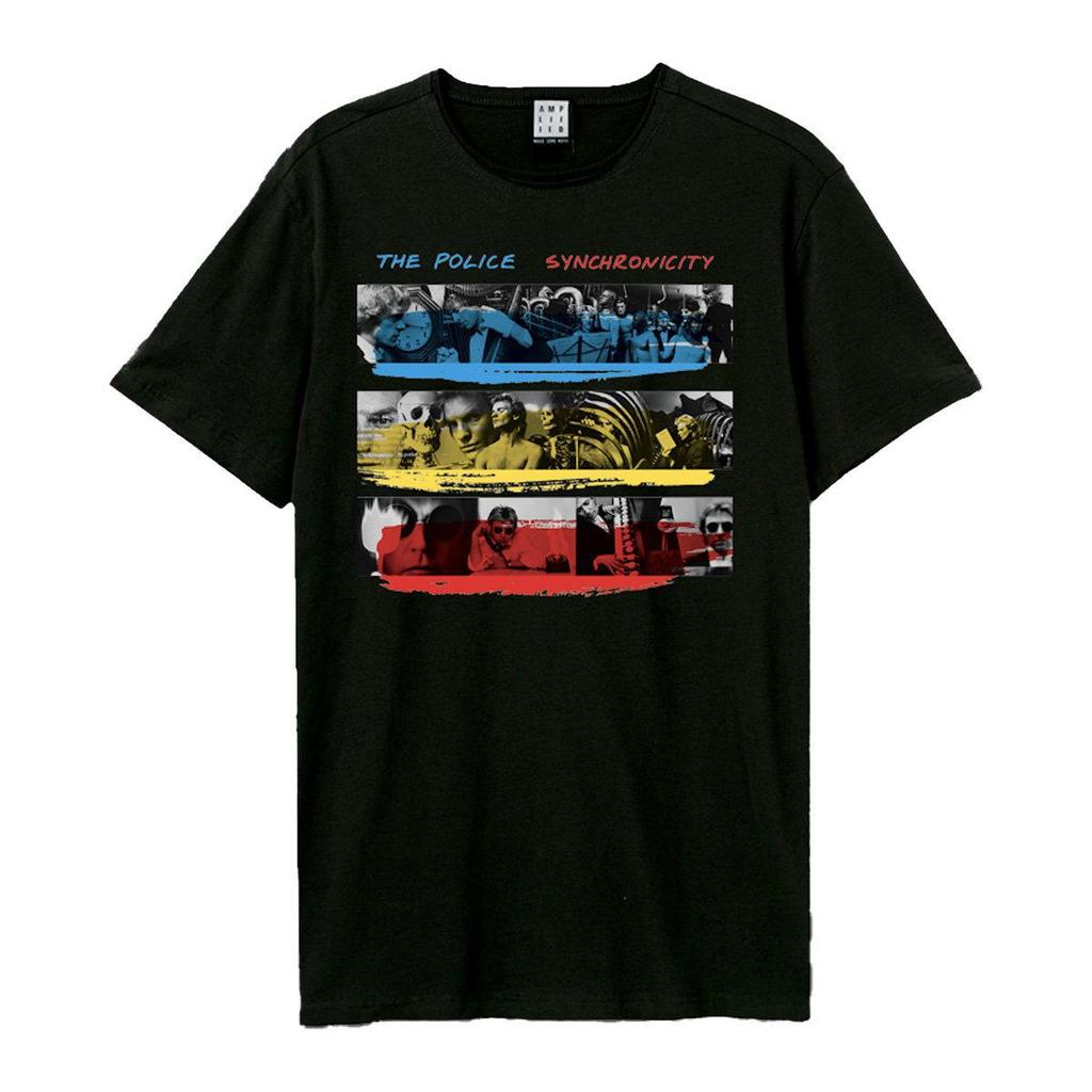 Amplified Unisex Adult Synchronicity The Police T-Shirt