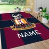 Custom Name Bantams Football Club Crest Carpet Rug Customizable Soft Washable Anti-Slip Home Living Room Sofa Mats Personalized Rug. 0909219