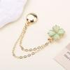 2Pcs Multi-Function Magnetic Clothing Clip With Chain Metal Buttons Clip Clothes Scarf Trouser Legs Cuff Fixing Magnet Pin