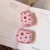 Girl Pink Cherry Puppy for Apple AirPods 1 /1 Wireless Bluetooth Headset Case 1/1 Generation Earphone Cover