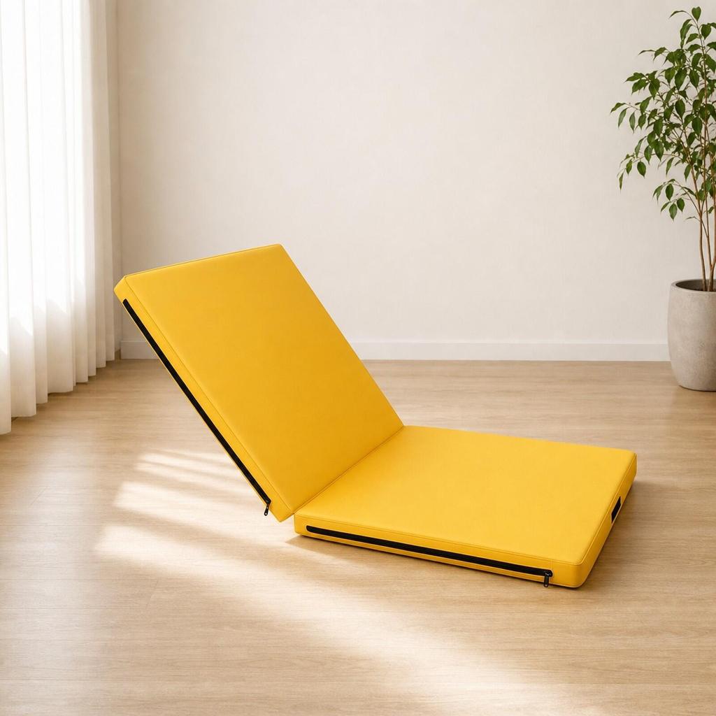 Three-Section Folding Exercise Mat Easy to Clean for Home Workout