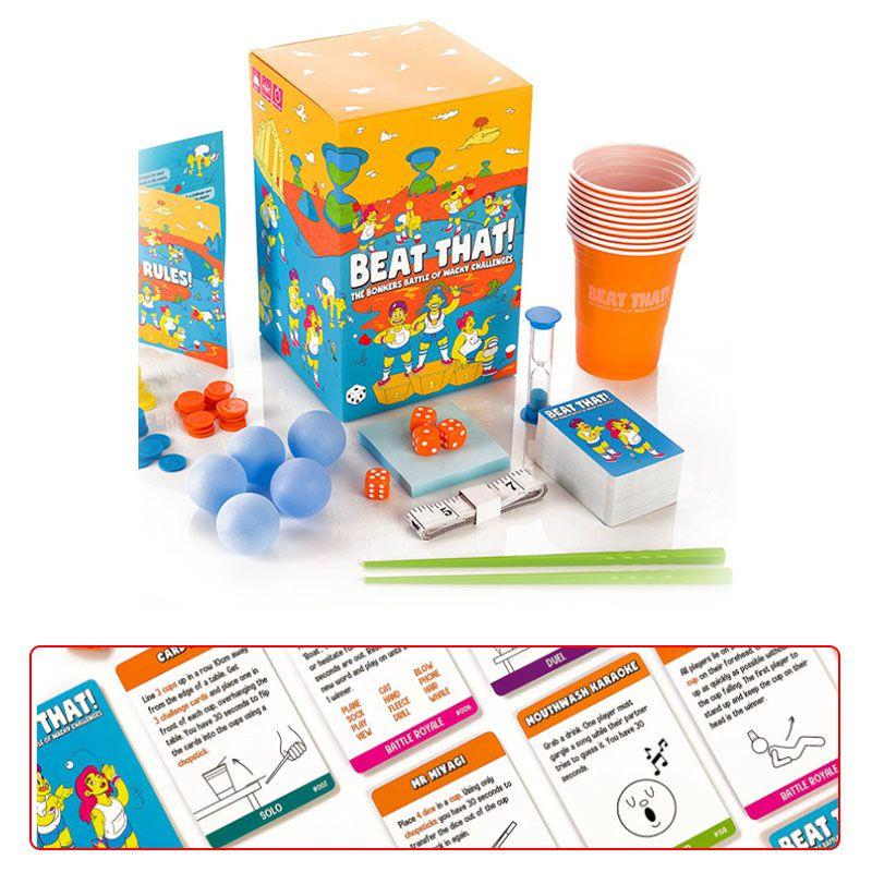 Hilarious Beat That Board Game For Families Kids Adults With 160 Crazy Challenges