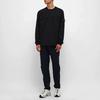 STONE ISLAND Crew Neck Pullover Long Sleeve Sweatshirt Men Sweatshirt Navy-Blue 731564450-V0020
