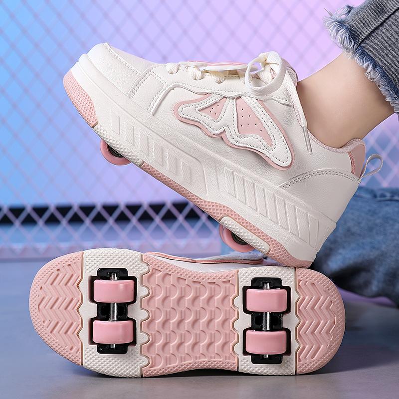 29-40 Children's Four Wheel Sports Boots Roller Skating Removable Student Skating Shoes Sports Shoes