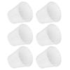 6PCS Fabric Small Replacement Lamp Covers Clip On Pleated Lamp Shade Drum Lamp Shade  Ceiling Light