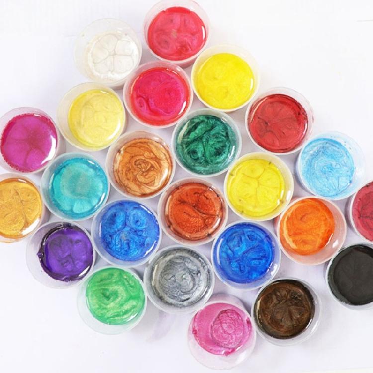 10Pcs Mica Powder for Resin Cosmetic Pearl Powder for Nails Decor Makeup DIY