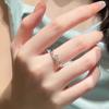 Adjustable Meteor Zircon Rings, Stainless Steel Cute Jewelry for Women, Comfort Fit Daily Wear Best Friend Gift Idea