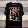 Type O Negative Poster Band Adult T Shirt Vintage Soft Homme Slightly Casual Breathable Versatile Comfortable Graphic