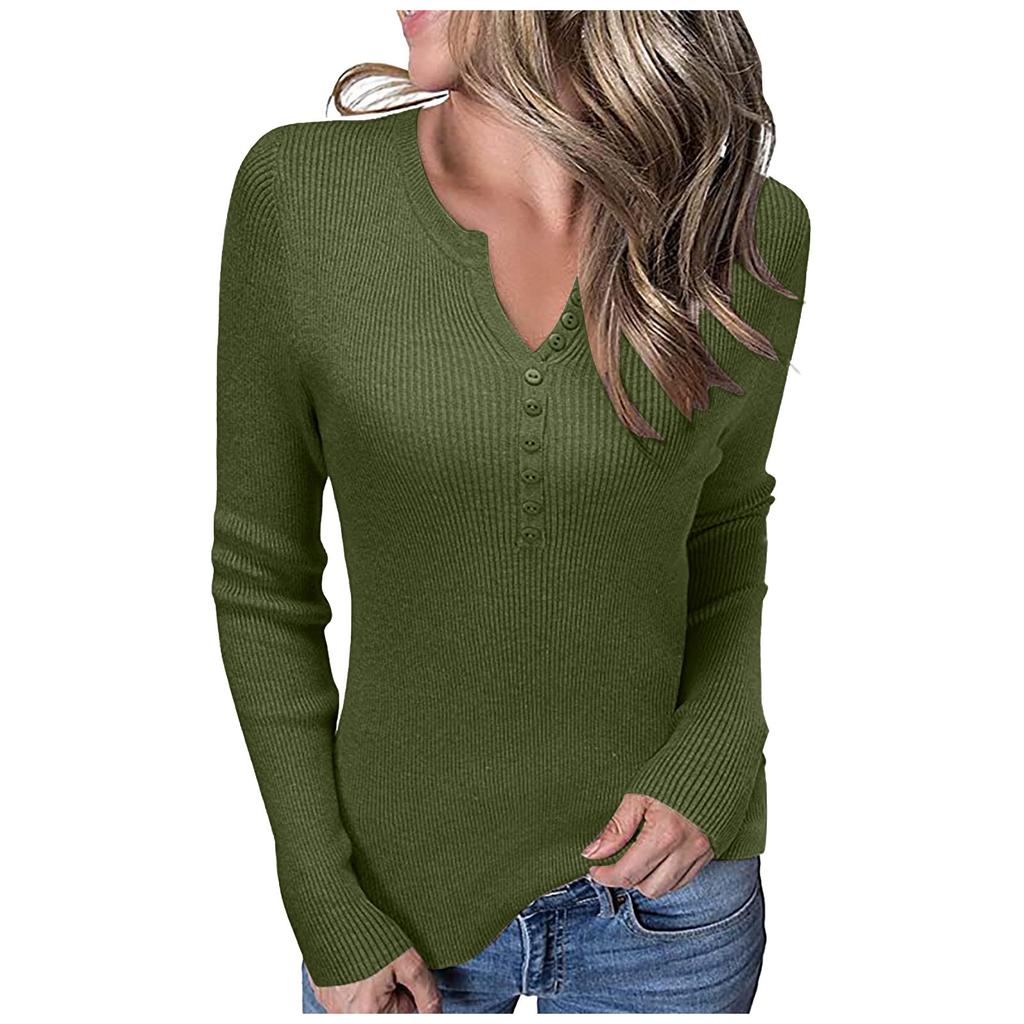 Damen-Tuniken mit Brustausschnitt, langärmelige Hemden, Bluse mit U-Ausschnitt, lässige Oberteile