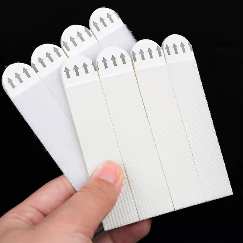 Removable Adhesive Hook Loop Tape Picture Hanging Strips No Wall Damage Fixing Wall Hanger DIY Punch-free Curtain Art Stickers