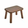 Wear-Resistant Wooden Stool Smooth Rounded Corners, Space-Saving, Footstool, for
