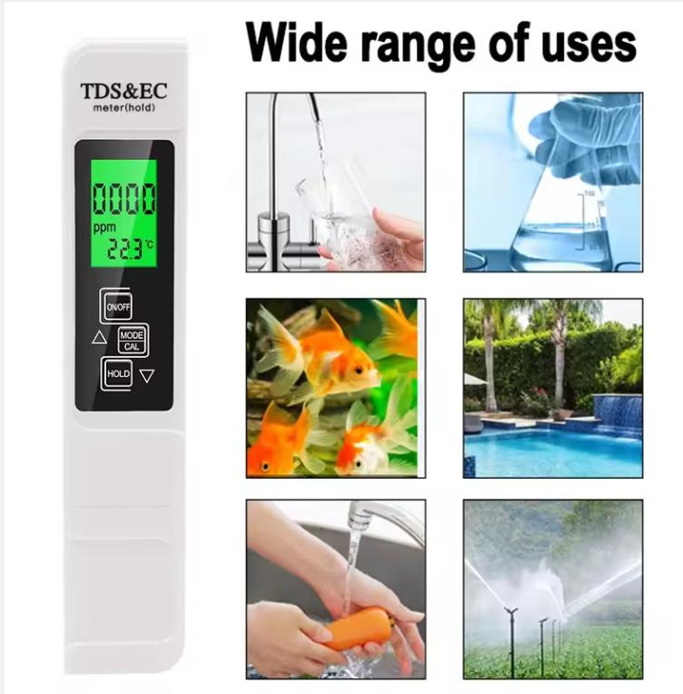 Xiaomi Youpin TDS/EC Portable Meter Digital Water Tester Water Quality Tester Water Purity Monitor Test Pen Temperature Meter Mi
