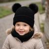 Solid Color Baby Knit Hat Pullover Style Newborn Turban Cap Infant Bonnet  Hospital Wear