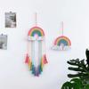 Bohemian Style Rainbow Wall Hanging, Rainbow Fabric Decoration For Home, Room, Classroom, Dorm Or Party, Bohemian Style