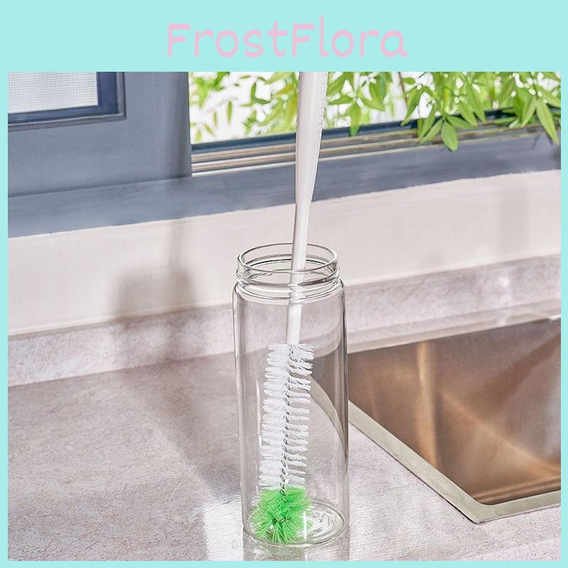Plastic Bottle Brush For Deep Cleaning Kitchen Cups And Baby Bottles With Ergonomic Handle