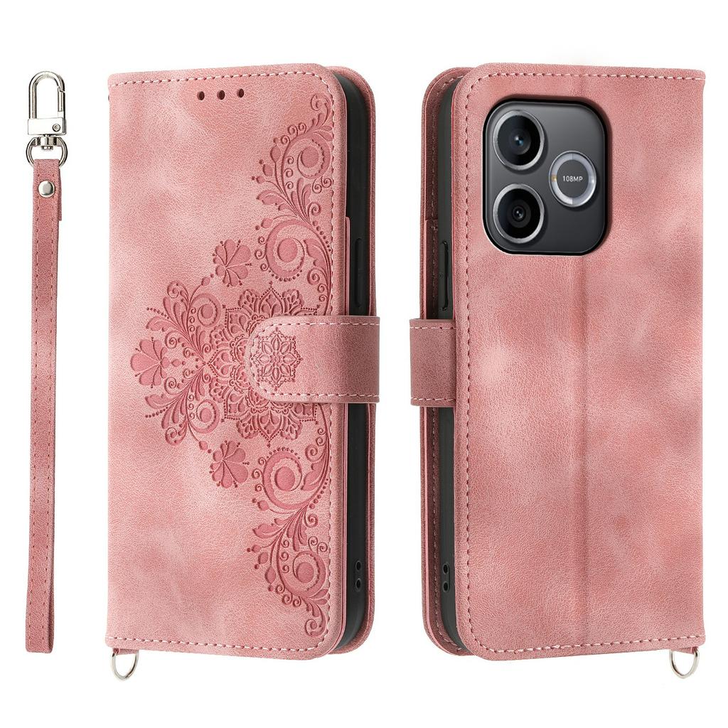 Etui do Honor 600 Lite 5G 3D Kreatywny Wzór Pokrowiec z PU Skóry z Podstawką