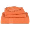 VidaXL Serviettes de toilette 10 pièces FROGN Orange 30 x 30 cm 100 % coton 136898