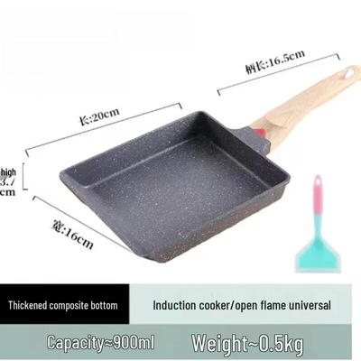 Square Maifan Stone Non-Stick Omelet Pan
