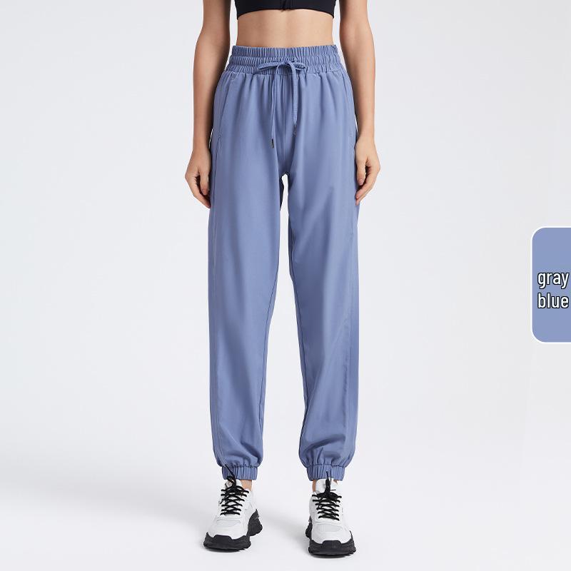 Women's Quick-Dry Wide-Leg Yoga Pants with Pockets - High-Waisted & Slimming