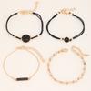 5PCS Women's Bracelet Set, Women Fashionable and Casual Bracelet Zircon Set, daily wear, holiday gift for friends
