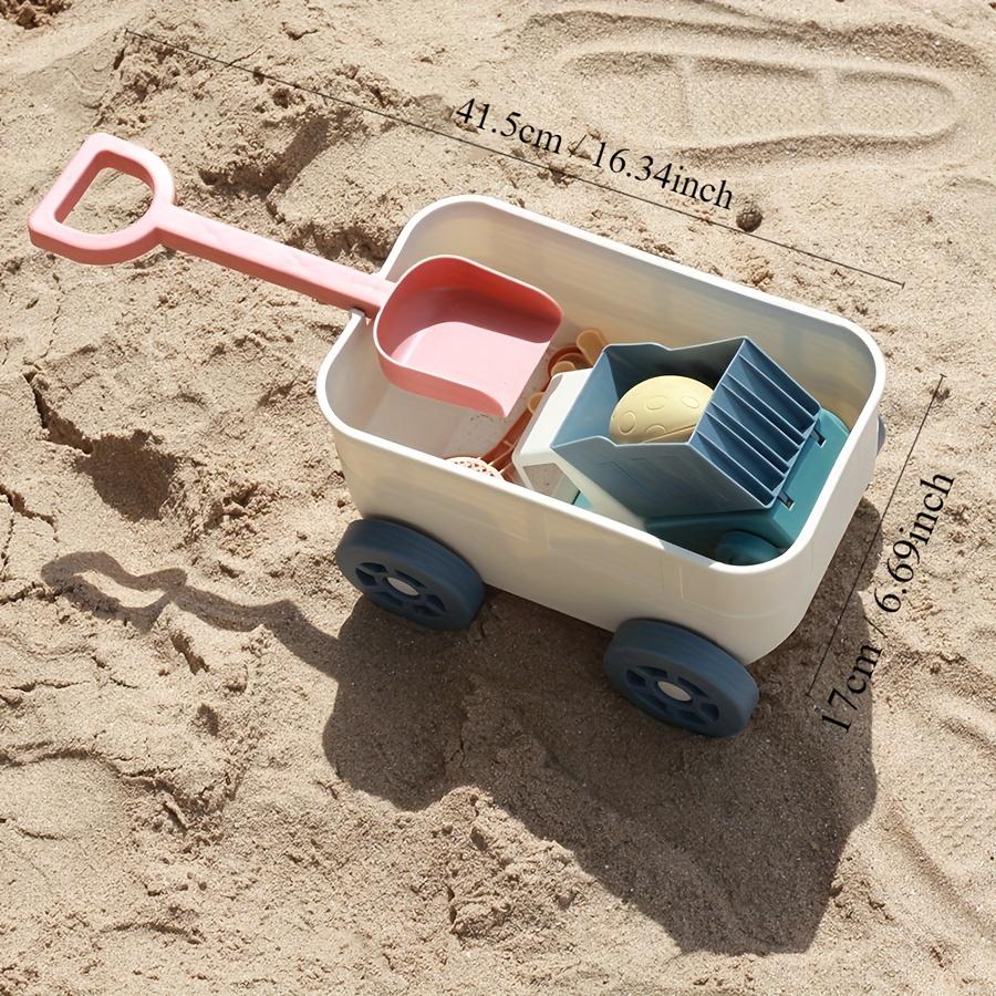 Beach Toys Sand Toys for Kids with Truck Car Sand Shovel Rake Sandbox Toys for Toddlers Kids Boys Cooking Pretend Play Kitchen