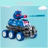 Plastic Inertial Collision Tank Model For Children With Transforming Design And Shooting Capabilities