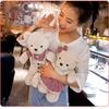 Dress Up Bear Plush Toy Skirt Stuffed Animal Pillow Fluffy Plush Bear Doll  Girls