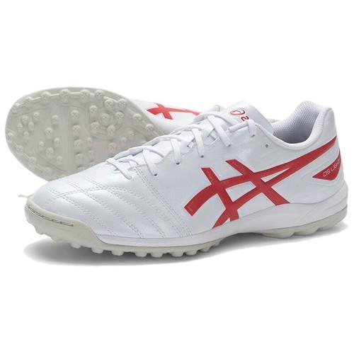 Asics TF Turf Artificial Ground Soccer Shoes Men's White Red - 1103A112-103