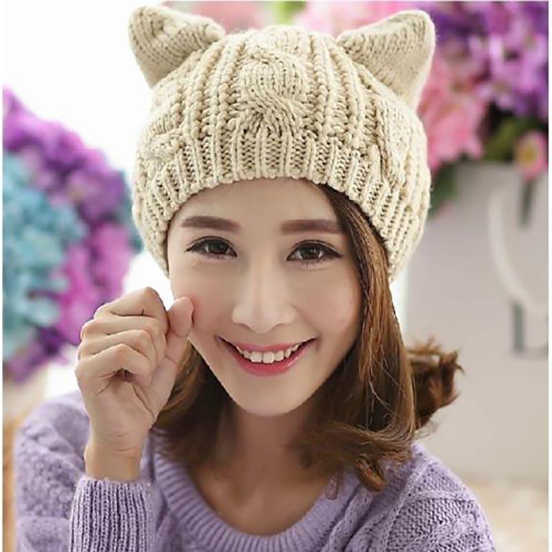 Fashion Warm Winter Knit Crochet Beret Braided Baggy Women Lady Beanie Hat Ski
