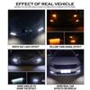 2pcs Auto Headlights LED Driving Day Lights Start Scaing Daytime Running Light  Brake Flow Lamps