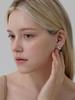 Lucore Silver 925 Modern Basic Ball Earrings
