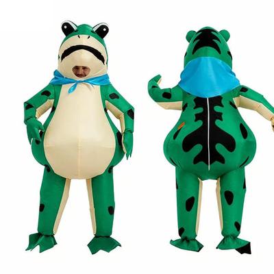 TikTok Cross-Border Inflatable Frog Costume: Halloween Outdoor Cartoon Mascot