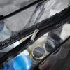 Waterproof Transparent PVC Makeup Bag with Custom Pattern and Large Capacity
