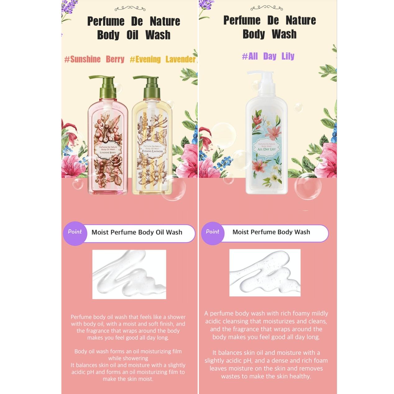 Buy Nature Republic Perfume De Nature Body Wash 345ml (3 Options