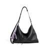 2025 new niche simple wind large capacity leather commuter tote bag high sense fashion armpit bag