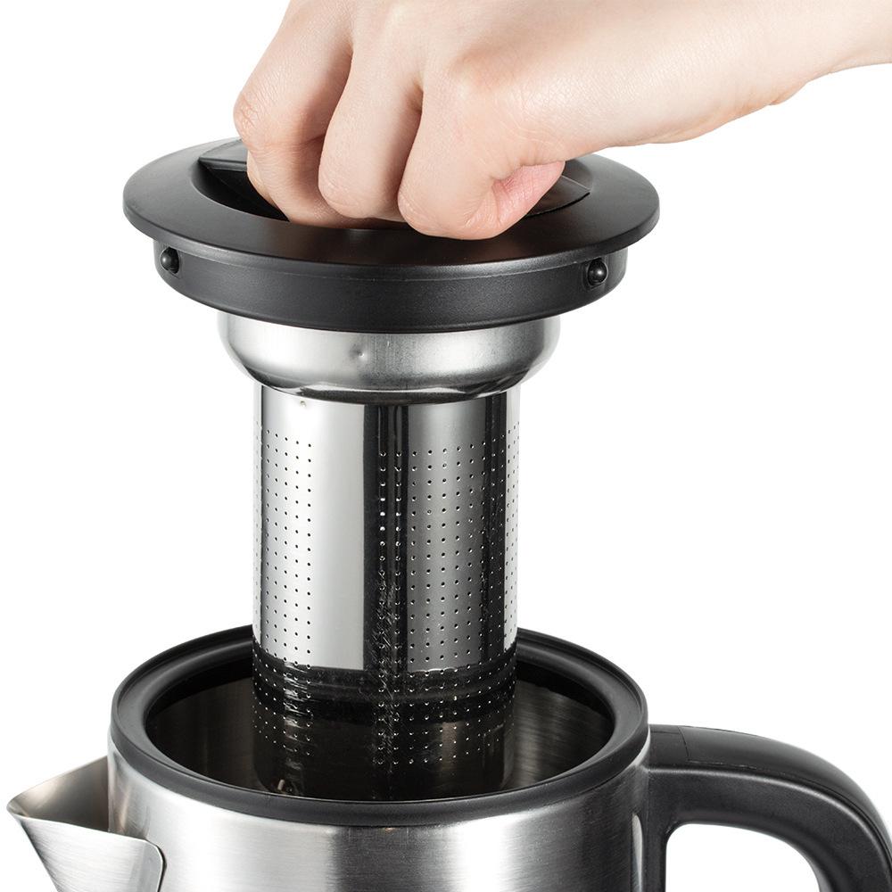2-in-1 Stainless Steel Electric Kettle: Multi-functional Large Capacity